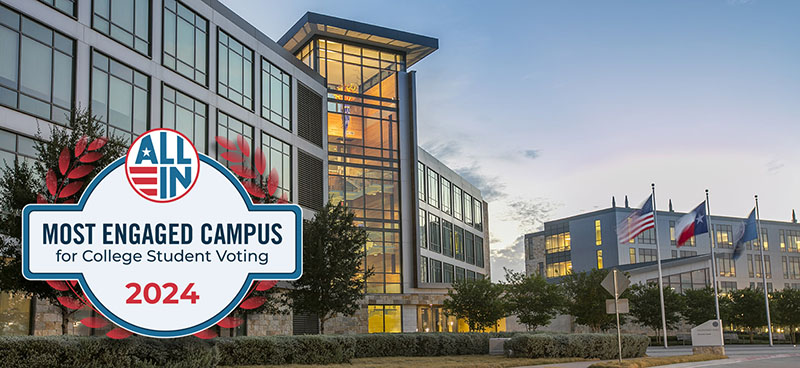 A&M–Central Texas Recognized as a 2024 ALL IN Most Engaged Campus for University Student Voting  