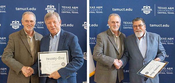 A&M–Central Texas Recognizes Employees for Years of Service